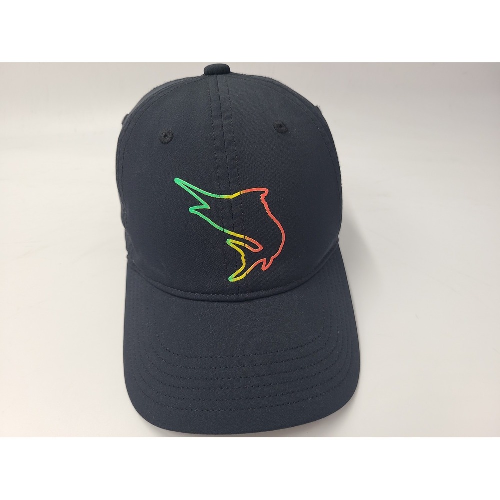 Youth Salt Life Strapback Adjustable Hat Cap Polyester Blend Fish Boy Girl Black